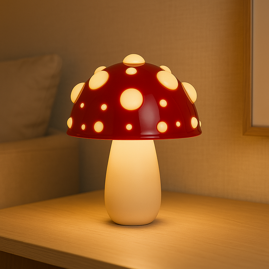 Luminária - Amanita Mushroom Mini