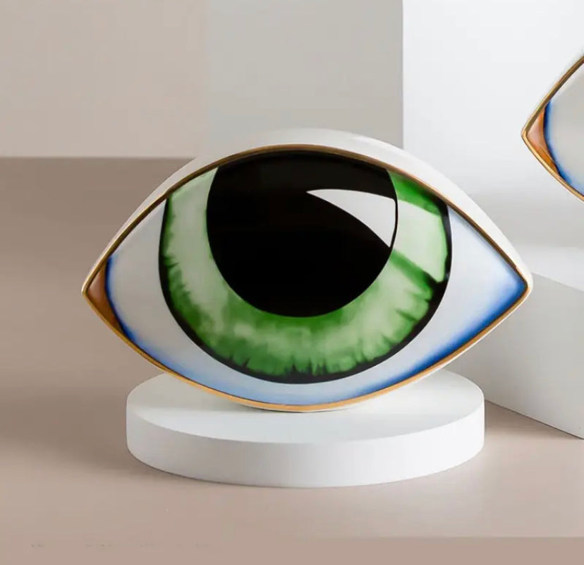 Adorno de cerâmica - The Eyes - Minimalist House LTDA