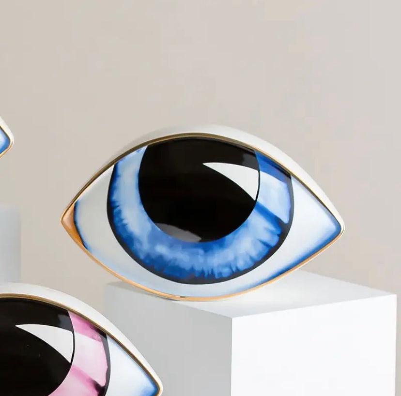 Adorno de cerâmica - The Eyes - Minimalist House LTDA