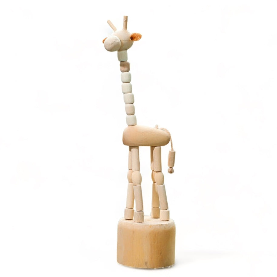 Mini réplica de fantoche em madeira - CARTOON - Minimalist House LTDA