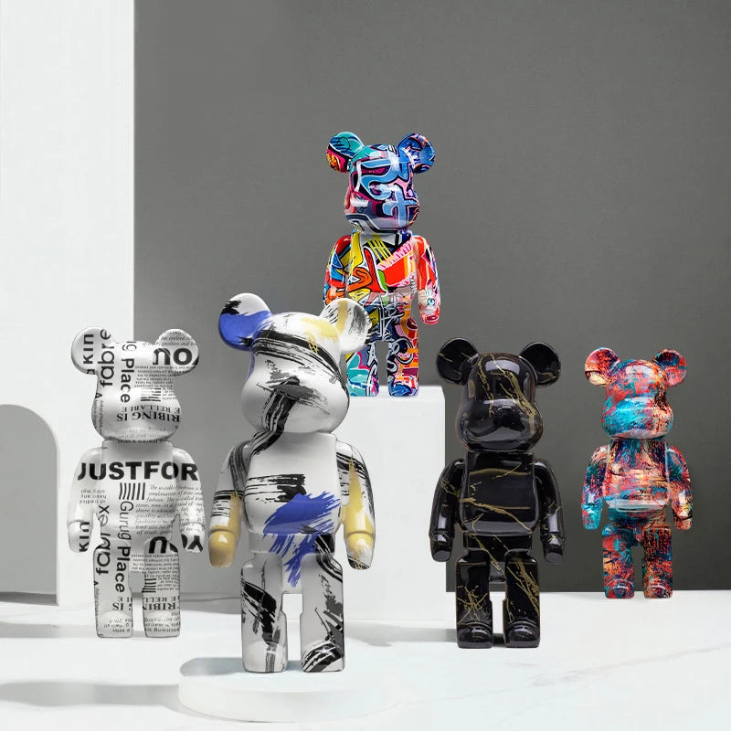 Estatueta Urso Grafitti - Minimalist House LTDA