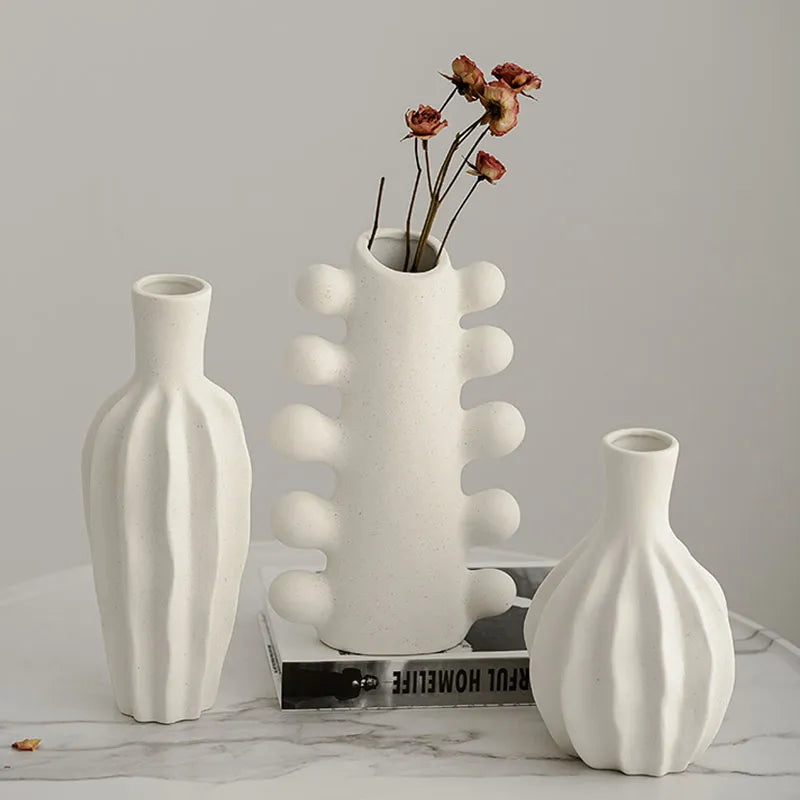Vaso de cerâmica - Huron Minimalista - Minimalist House LTDA