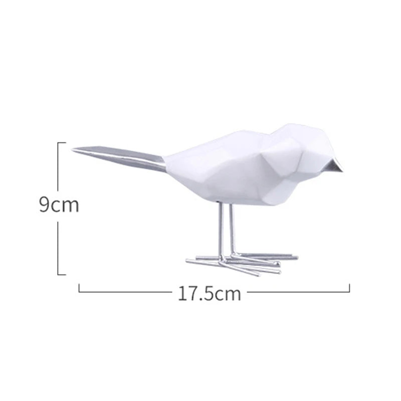 Estatueta decoração - Pássaro - Minimalist House LTDA