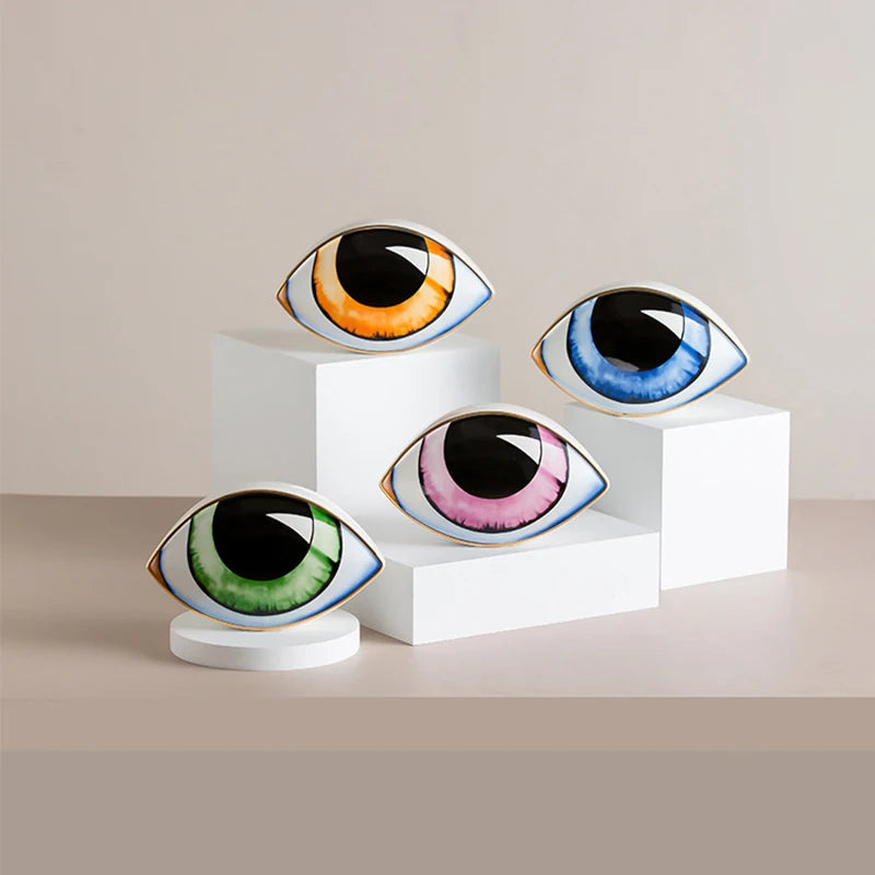 Adorno de cerâmica - The Eyes - Minimalist House LTDA
