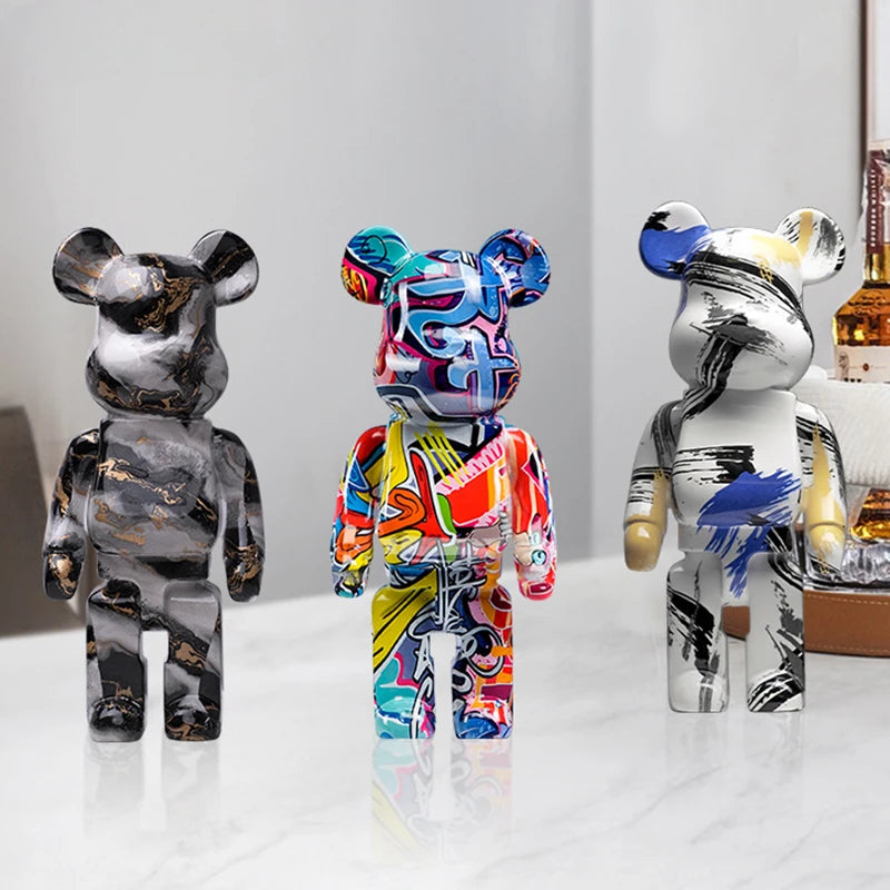 Estatueta Urso Grafitti - Minimalist House LTDA