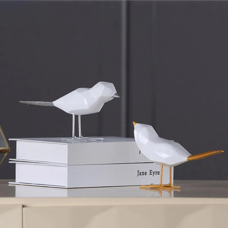 Estatueta decoração - Pássaro - Minimalist House LTDA