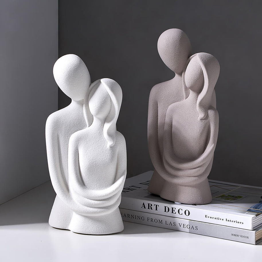 Estatueta de resina - Casal - Minimalist House LTDA