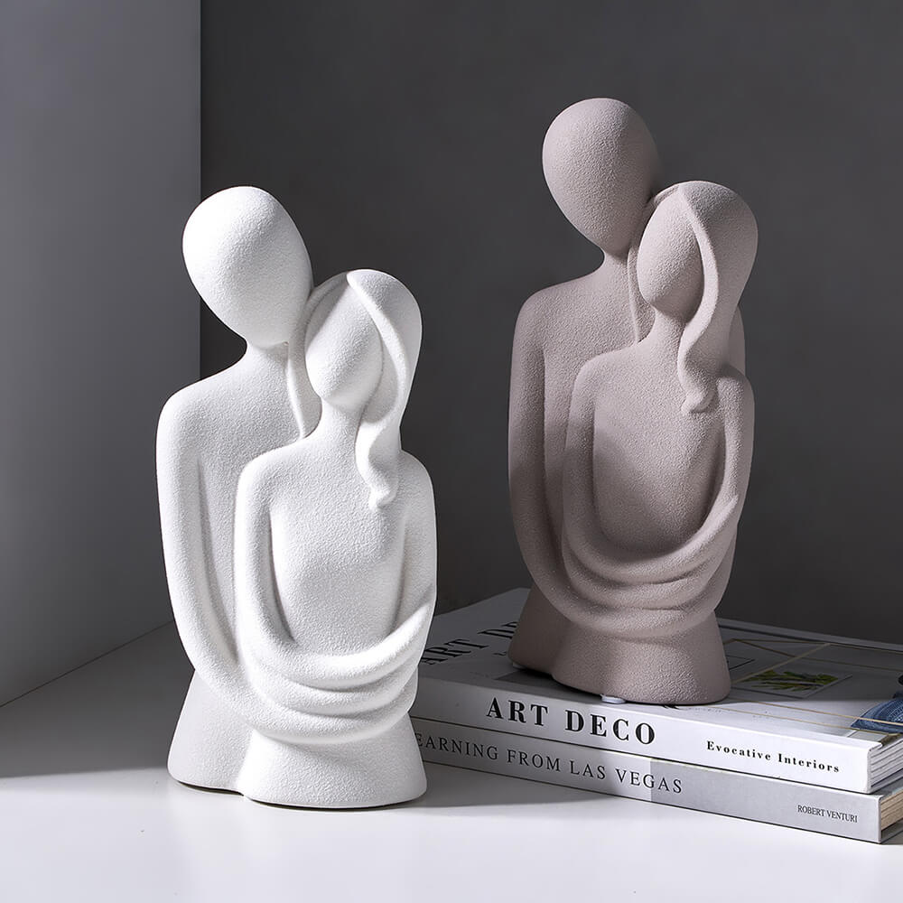 Estatueta de resina - Casal - Minimalist House LTDA