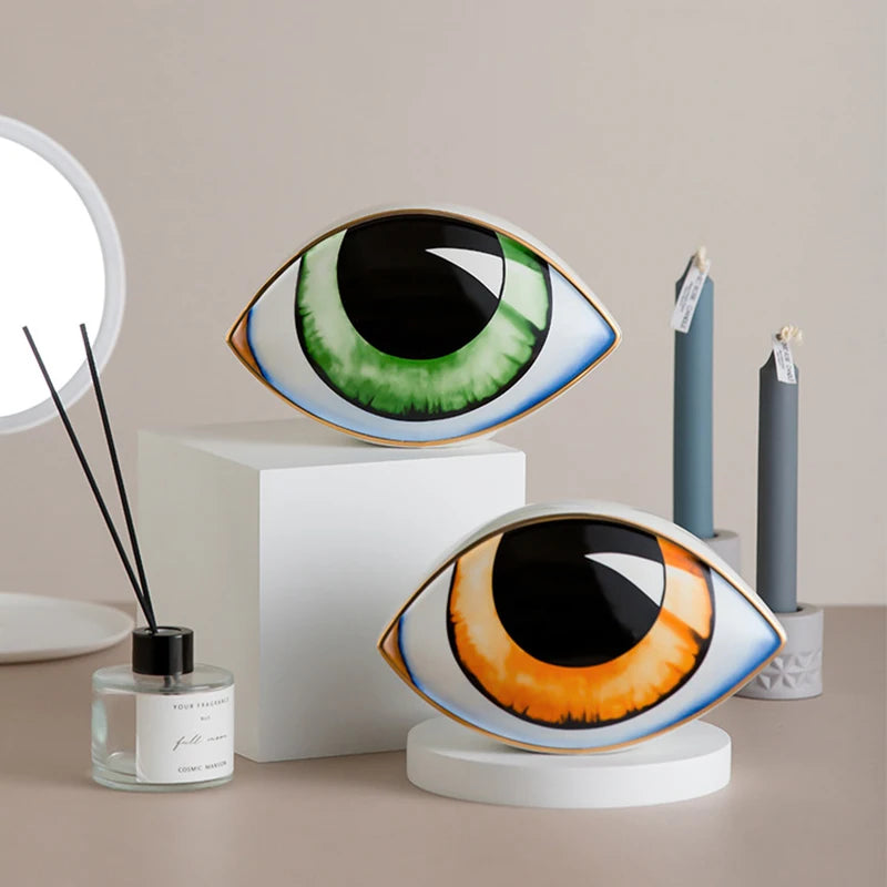 Adorno de cerâmica - The Eyes - Minimalist House LTDA