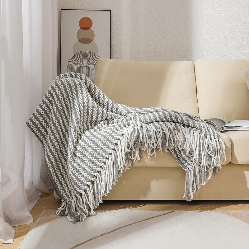 Manta Tassel - Home Decor - Minimalist House LTDA