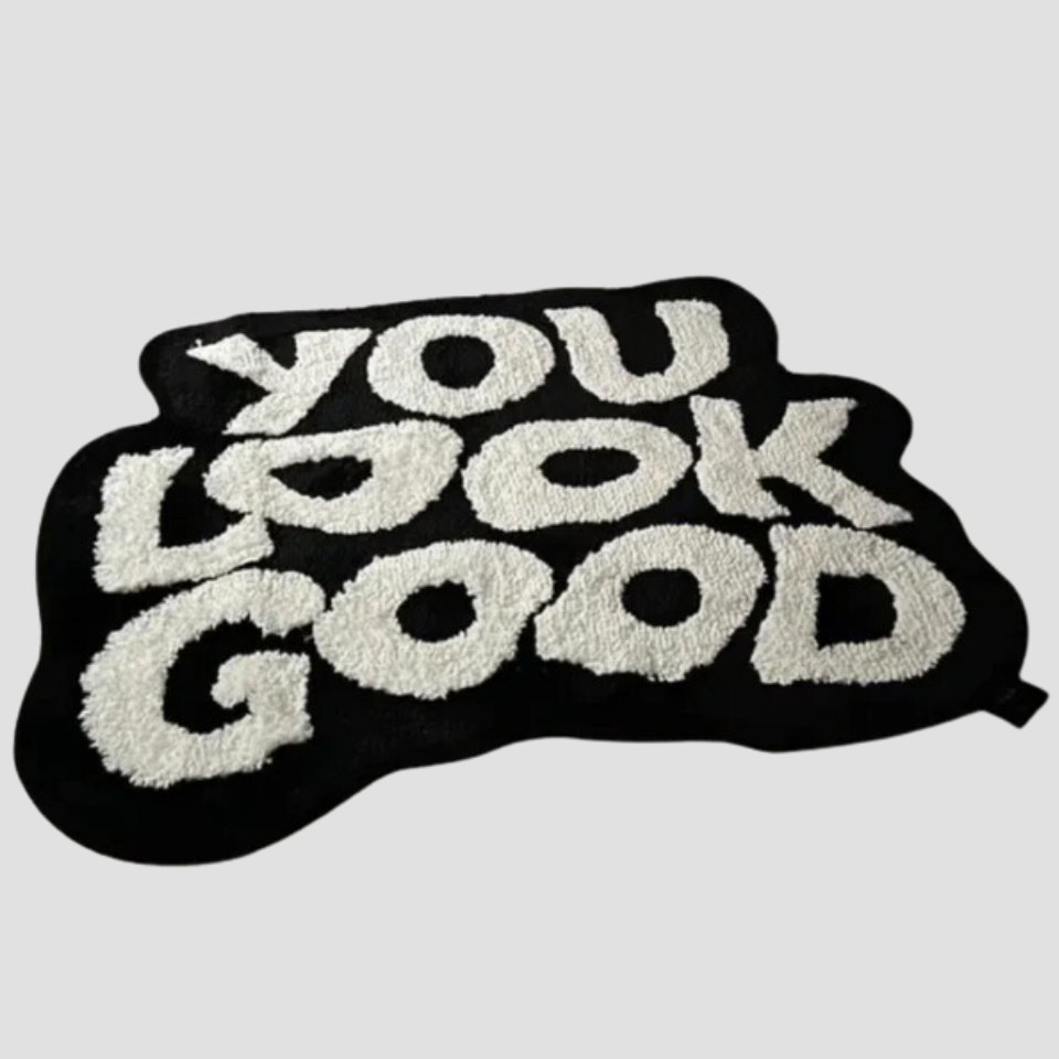 Tapete Capacho felpudo - YOU LOOK GOOD - Minimalist House LTDA