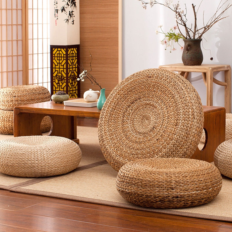 Almofada Futon de rattan - Cattail - Minimalist House LTDA