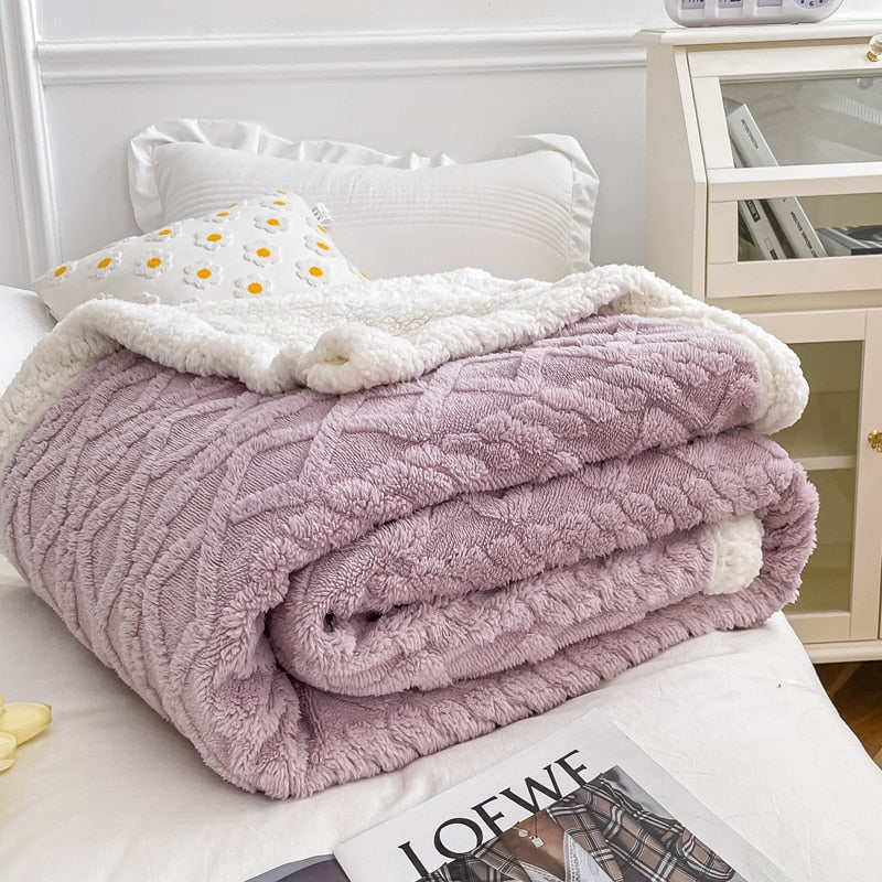 Manta de lã Fleece - Super Macia - Minimalist House LTDA