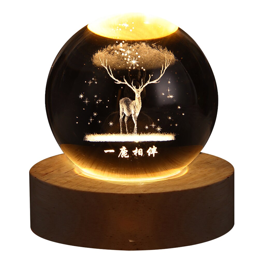 Globo de Cristal Planetário USB - GALAXY - Minimalist House LTDA