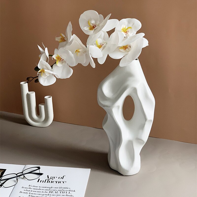 Vaso de cerâmica ART nórdico - Minimalist House LTDA