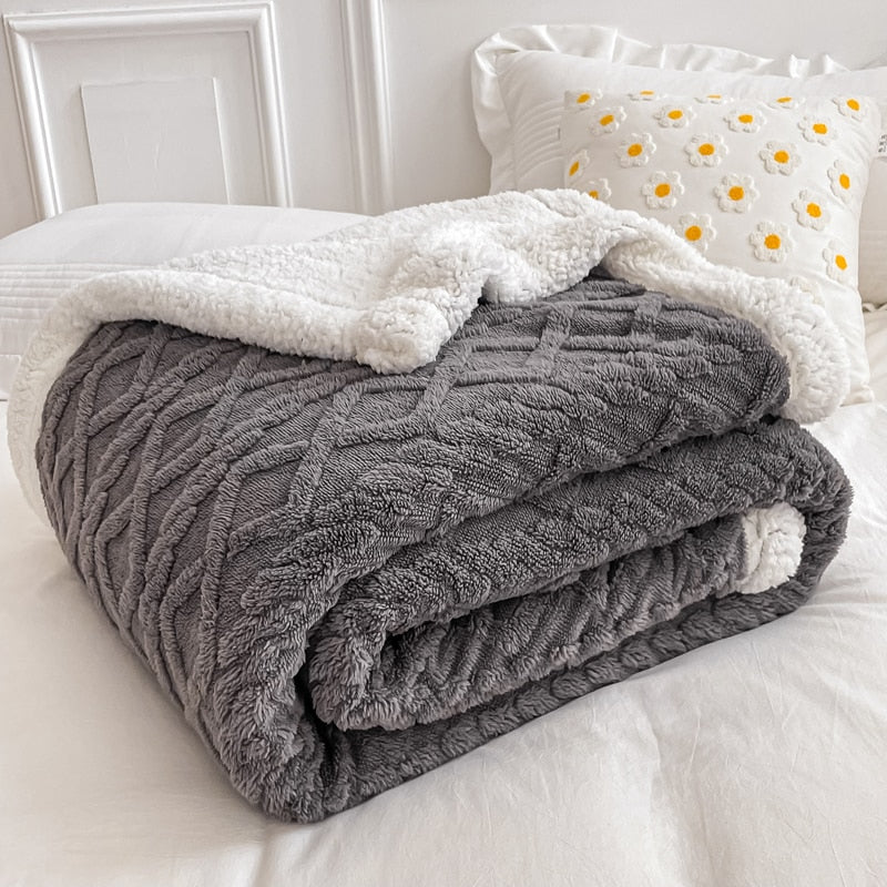 Manta de lã Fleece - Super Macia - Minimalist House LTDA