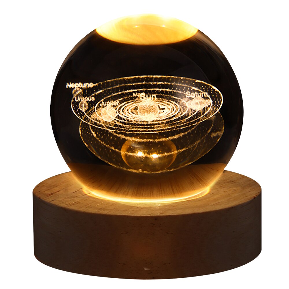 Globo de Cristal Planetário USB - GALAXY - Minimalist House LTDA
