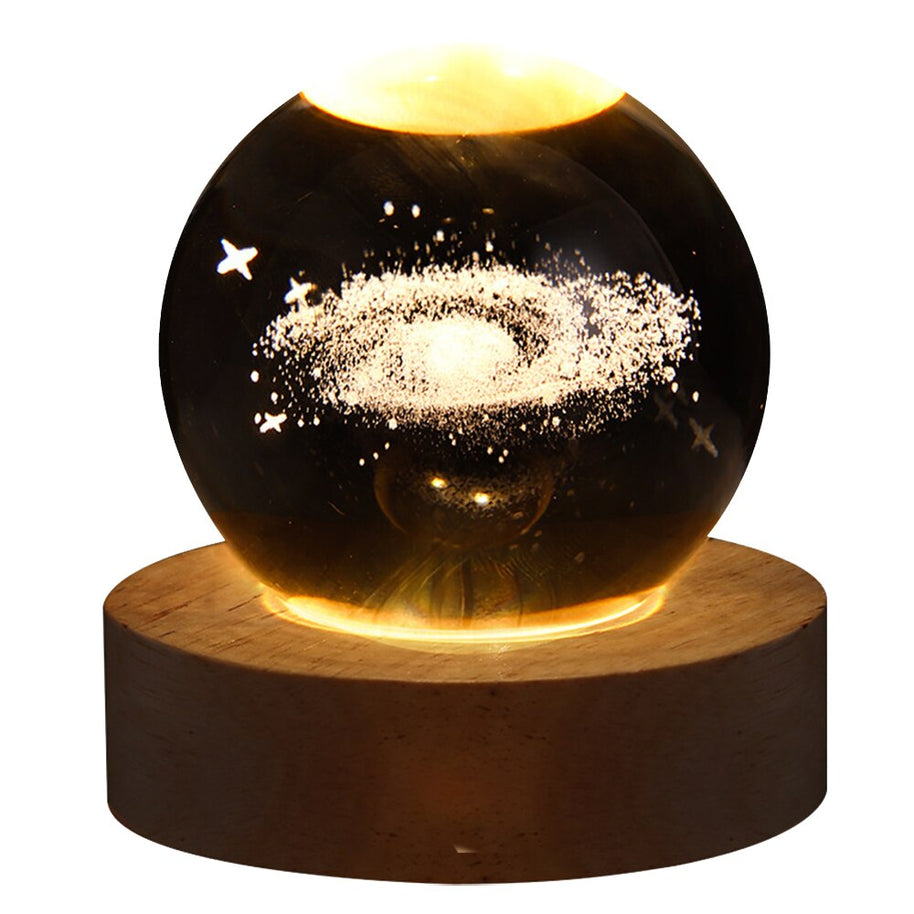 Globo de Cristal Planetário USB - GALAXY - Minimalist House LTDA