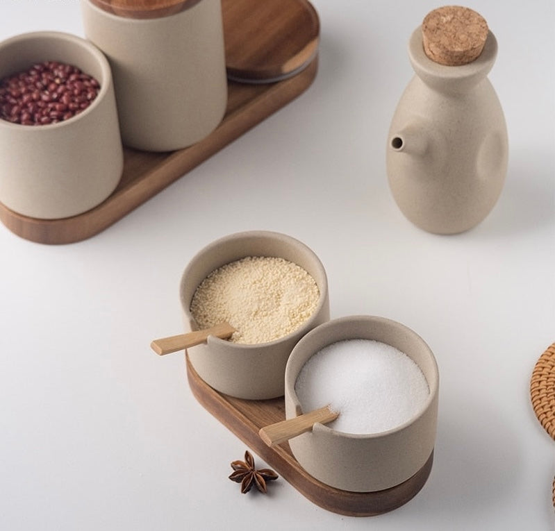 Conjunto de cerâmica estilo cozinha Oriental - ZEN - Minimalist House LTDA
