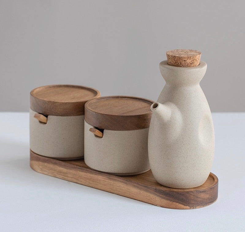 Conjunto de cerâmica estilo cozinha Oriental - ZEN - Minimalist House LTDA