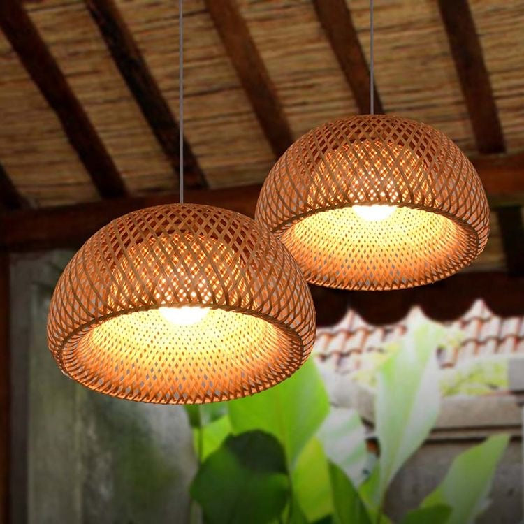 BALI - Pendente natural bambu (marrom) - Minimalist House LTDA