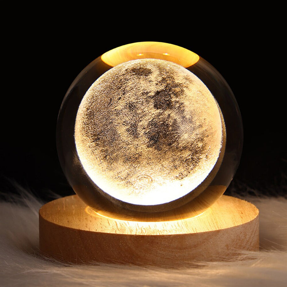 Globo de Cristal Planetário USB - GALAXY - Minimalist House LTDA
