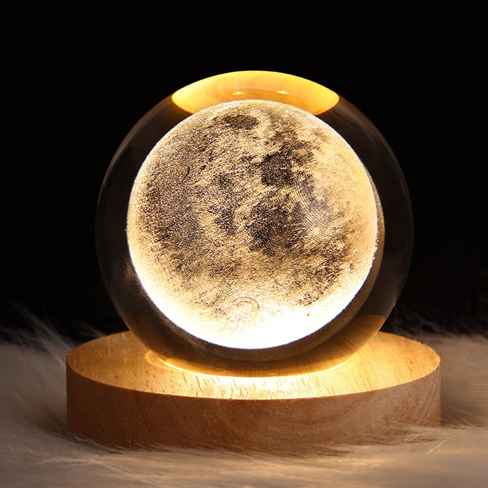 Globo de Cristal Planetário USB - GALAXY - Minimalist House LTDA