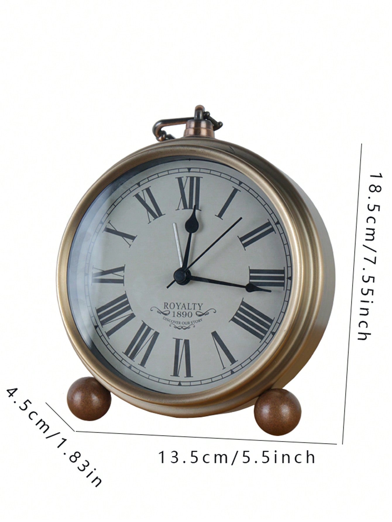 Cirelle Despertador Vintage de Ferro Estilo Europeu 1 Unidade