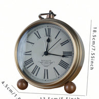 Cirelle Despertador Vintage de Ferro Estilo Europeu 1 Unidade