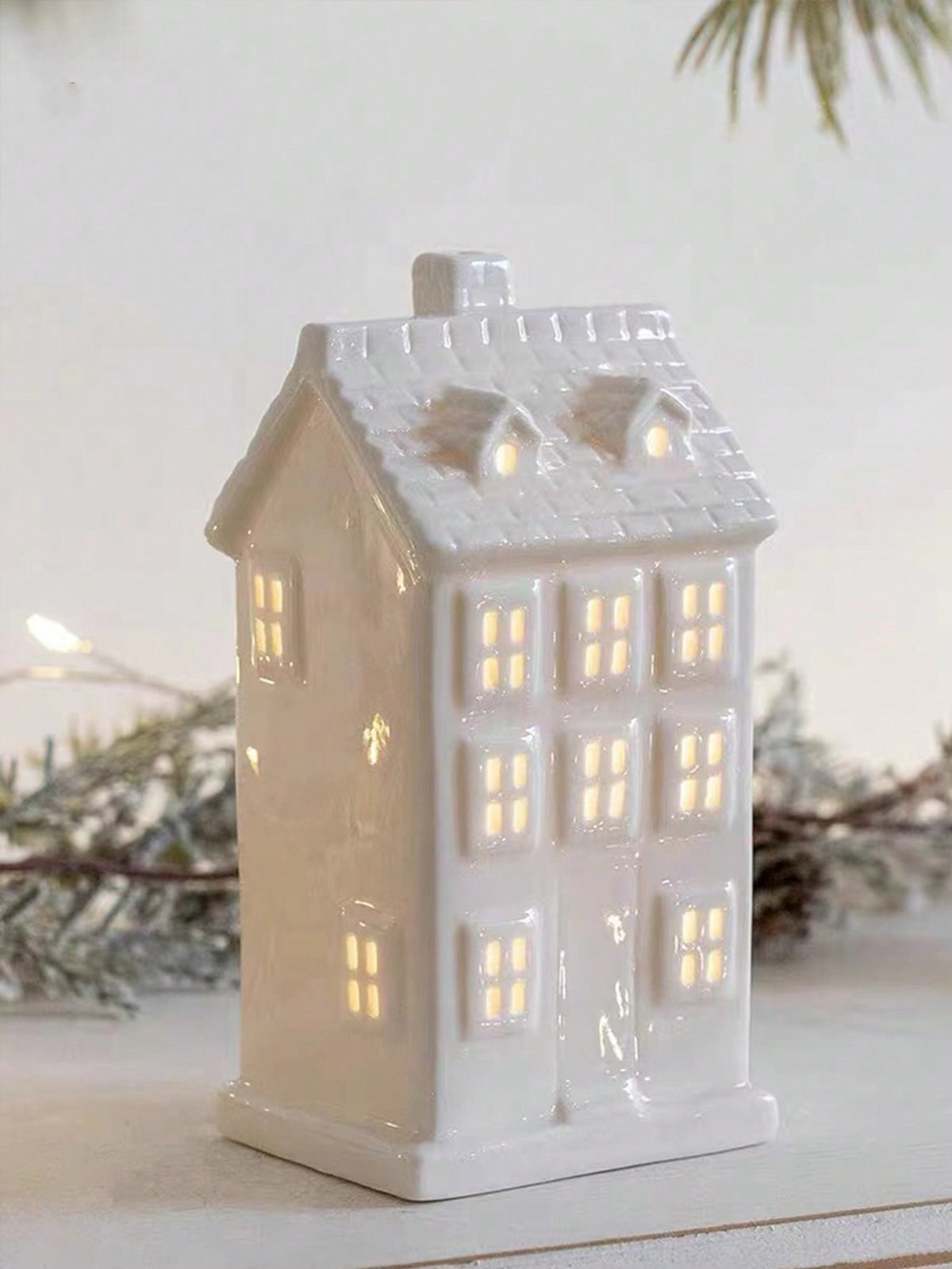 Decoração de Natal de Cerâmica Romântica para Casa 1 Peça