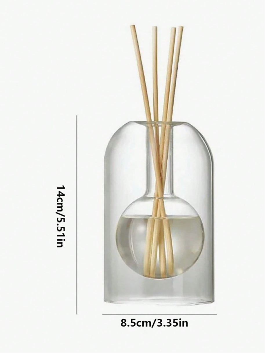 Cirelle Frasco de Aromaterapia de Vidro Estilo Luxo Simples 1 Unidade