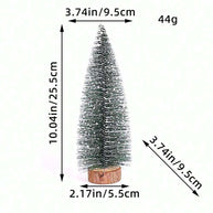 Cirelle Mini Árvore de Natal Artificial Cedro com Base de Madeira Neve