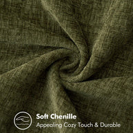 Cirelle Capa de Almofada Decorativa Chenille Dupla Face 1 Unidade