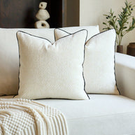 Cirelle Capa de Almofada Jacquard de Chenille Moderna