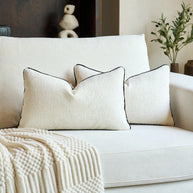 Cirelle Capa de Almofada Jacquard de Chenille Moderna