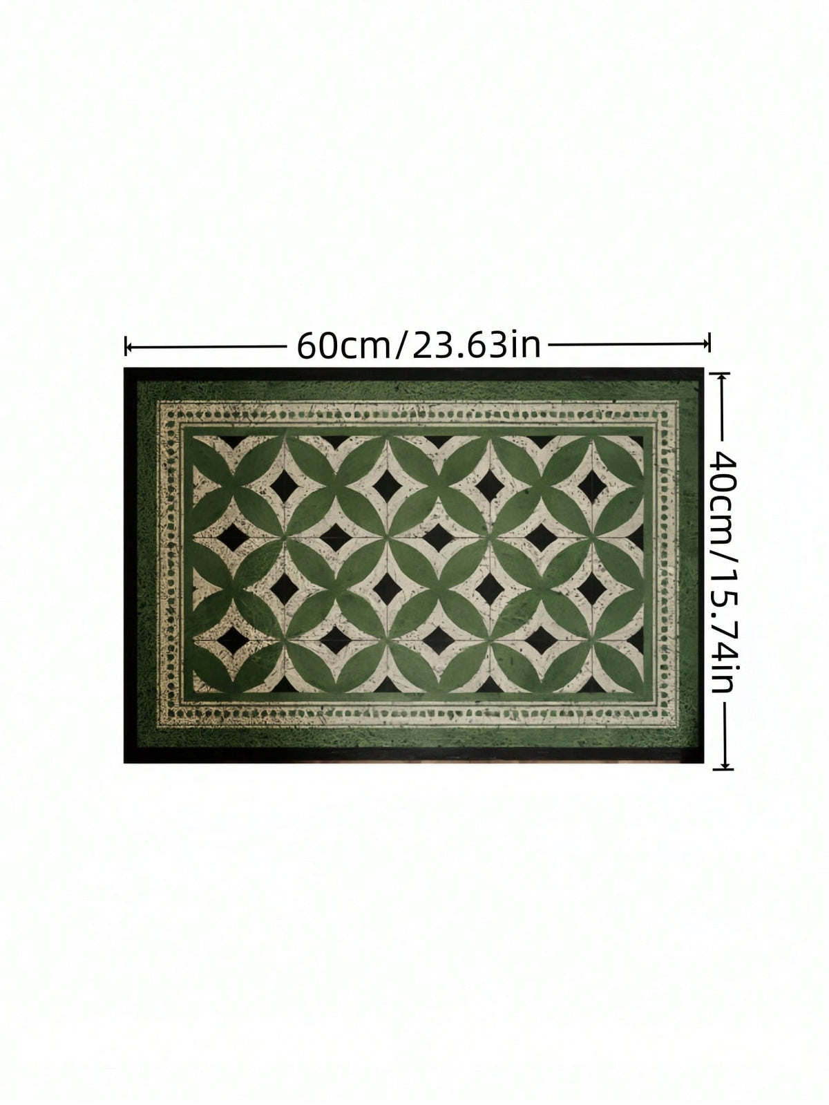 Cirelle Tapete de Porta Antiderrapante Estampado 40x60cm