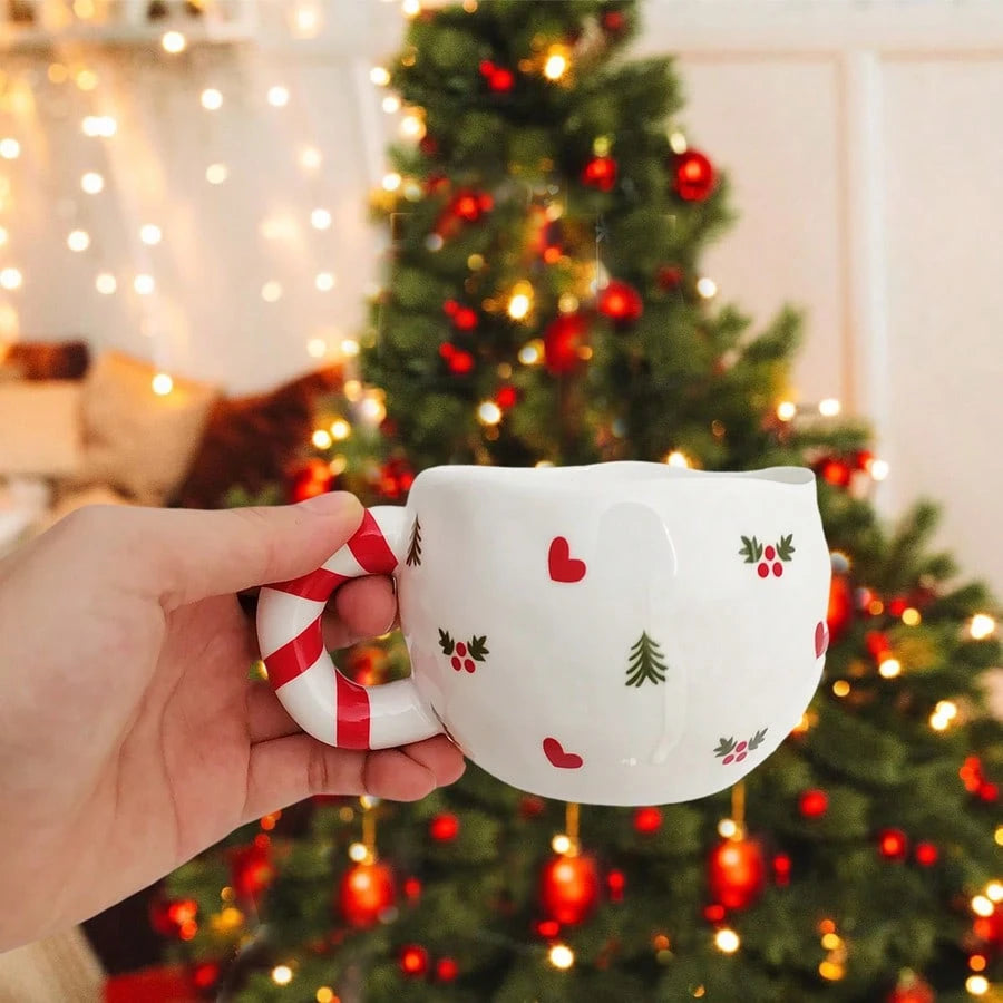 Cirelle Caneca de Café de Cerâmica Natal Fofa 220ml