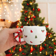 Cirelle Caneca de Café de Cerâmica Natal Fofa 220ml