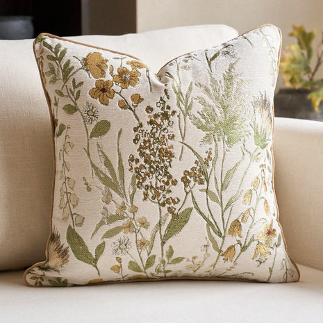 Cirelle Capa de Almofada Floral Jacquard Chenille 45x45cm