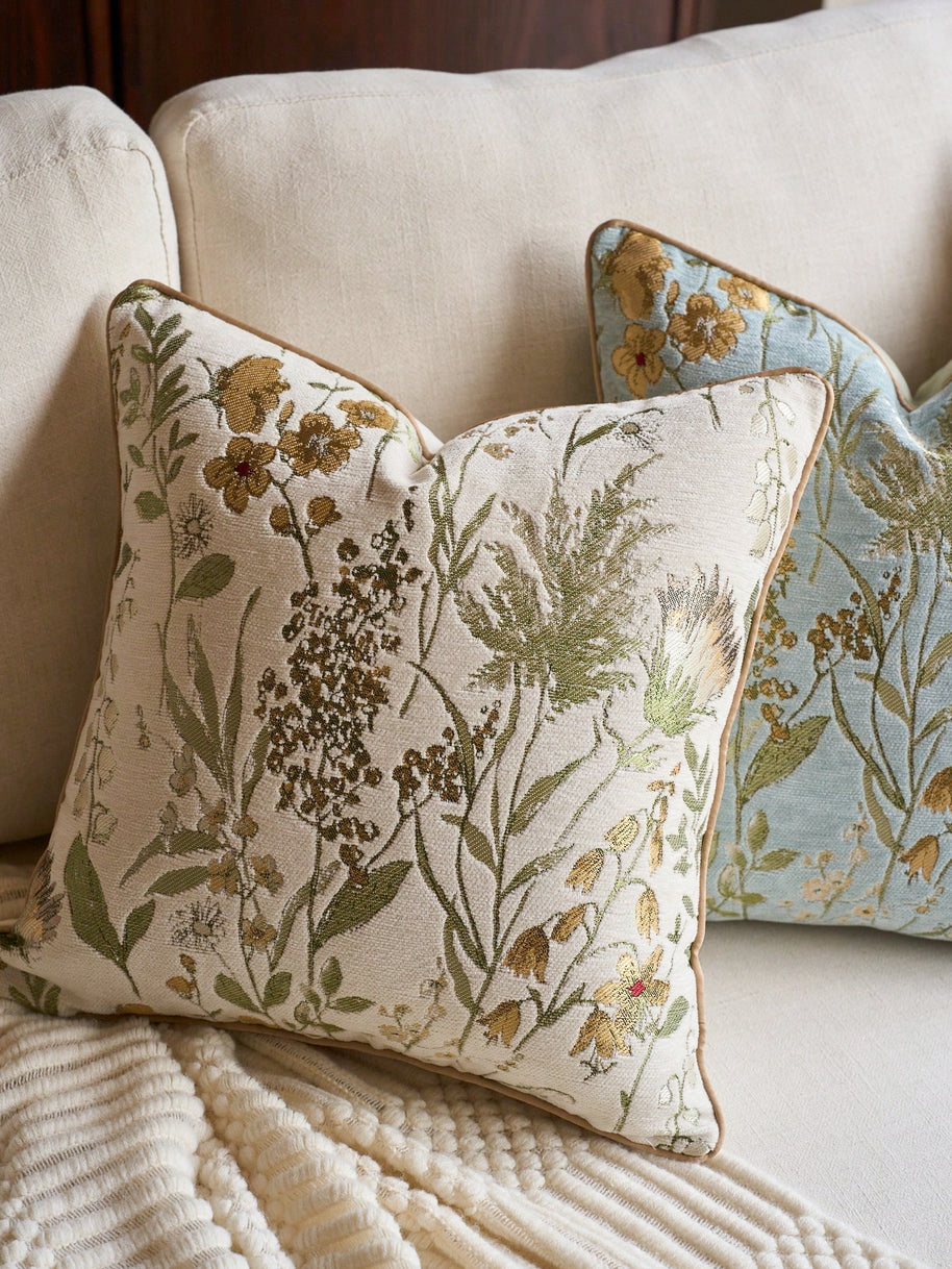 Cirelle Capa de Almofada Floral Jacquard Chenille 45x45cm