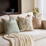 Cirelle Capa de Almofada Floral Jacquard Chenille 45x45cm