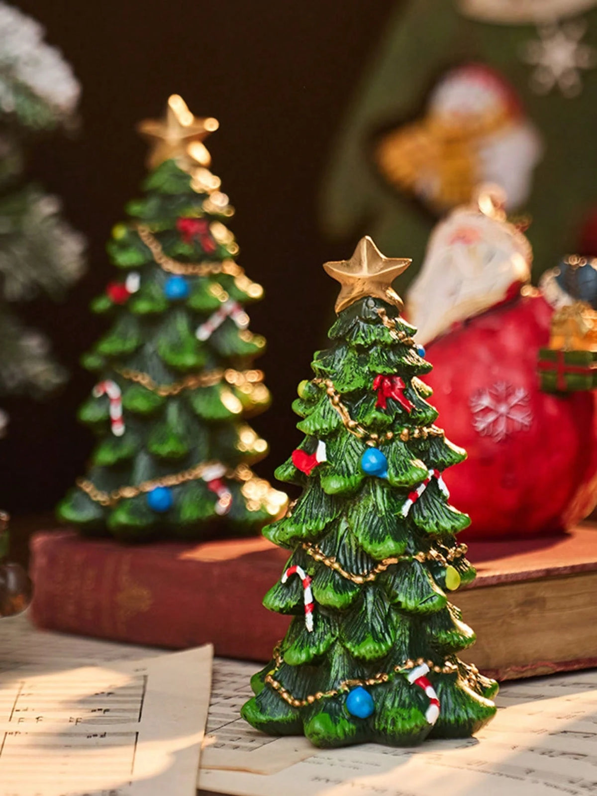 Caixa de Música Árvore de Natal Decorativa 1 Unidade