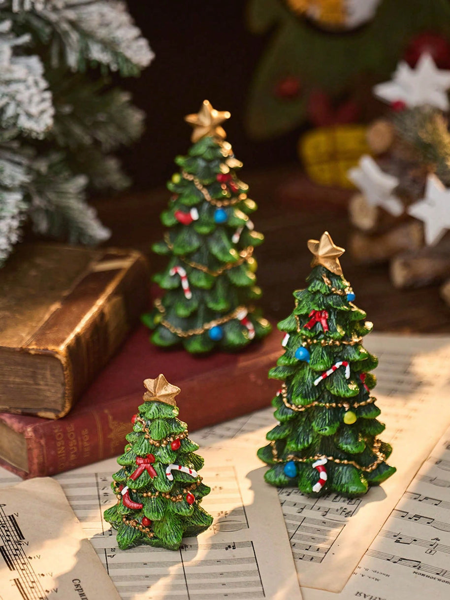 Caixa de Música Árvore de Natal Decorativa 1 Unidade