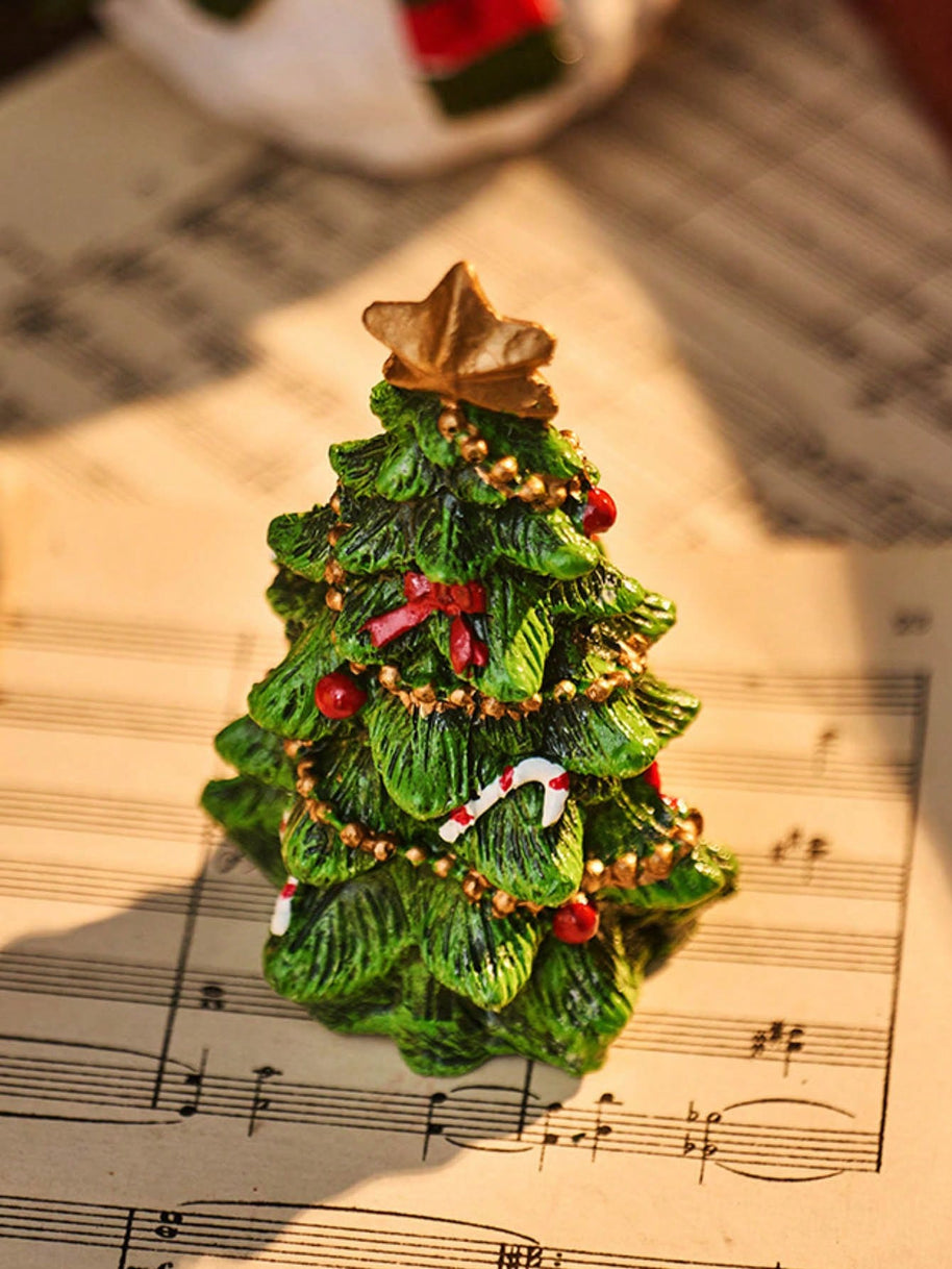 Caixa de Música Árvore de Natal Decorativa 1 Unidade
