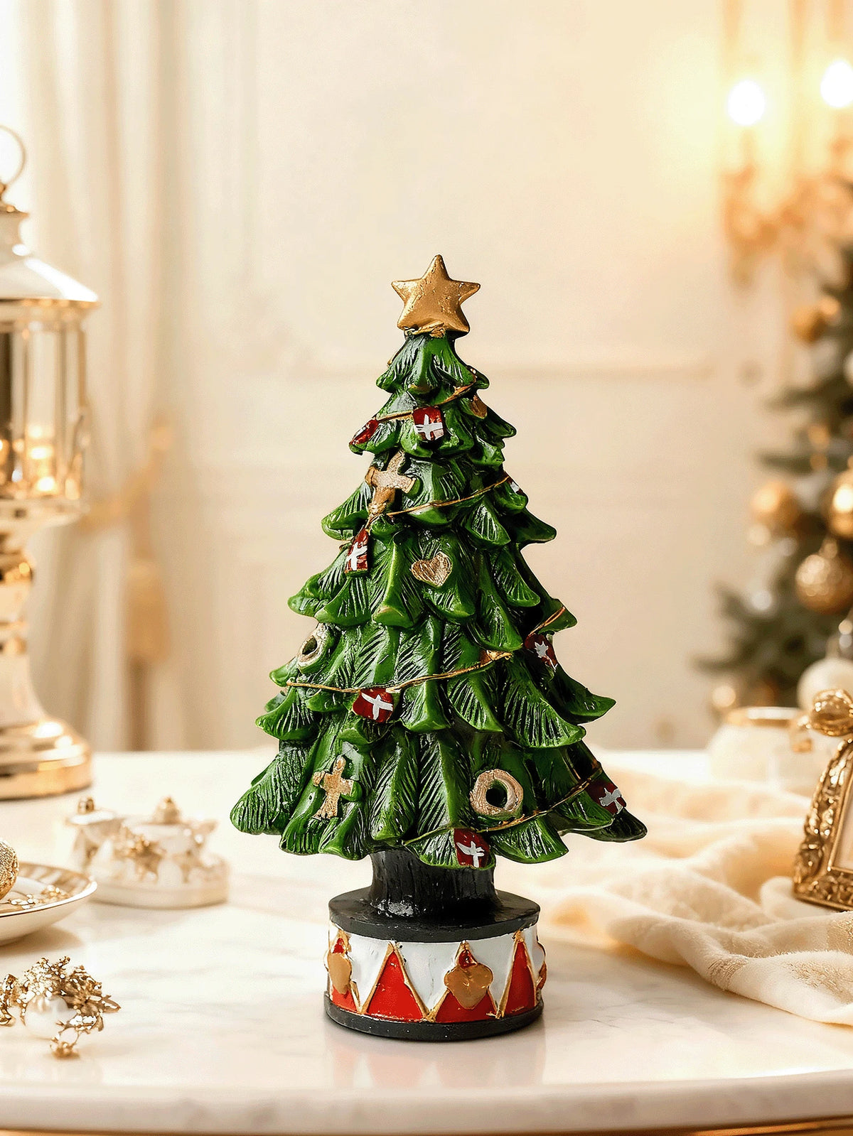 Caixa de Música Árvore de Natal Decorativa 1 Unidade