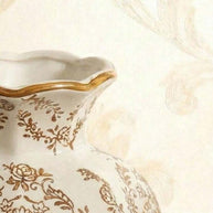 Cirelle Vaso de Cerâmica Estilo Chinês Azul e Branco