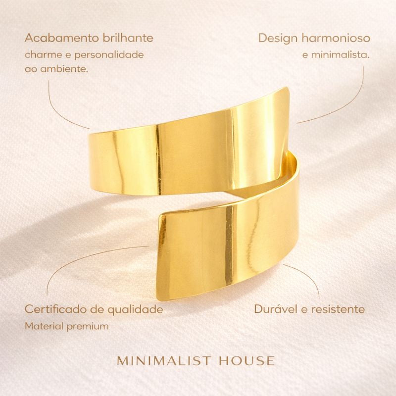 Anel para guardanapo - GOLD 6pcs