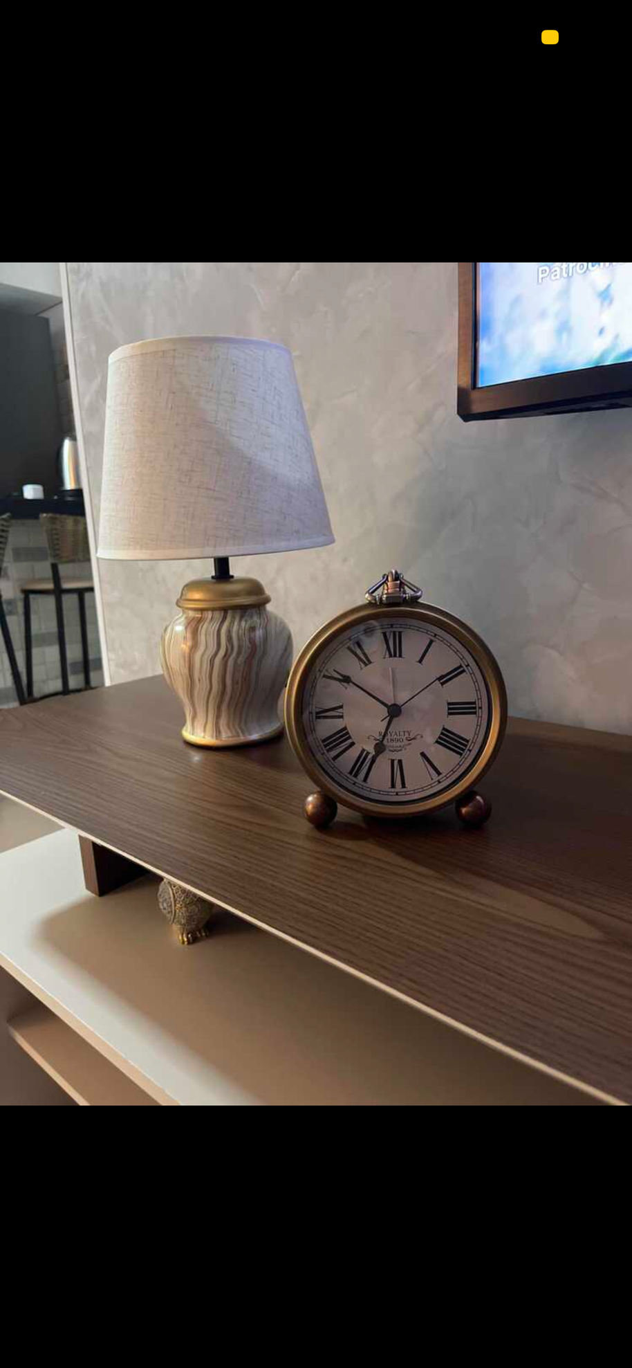 Despertador Relogio Vintage de Ferro Estilo Europeu