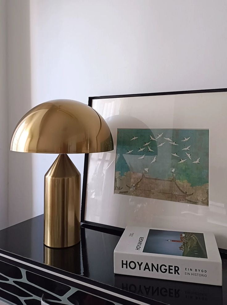 Luminária Cromada - Mushroom