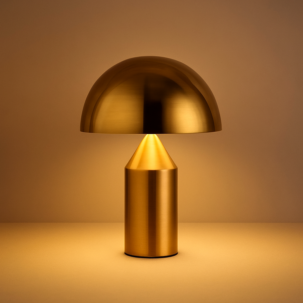 Luminária Cromada - Mushroom